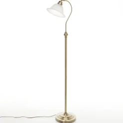 Prachtige vloerlamp BJANE, oud-messing