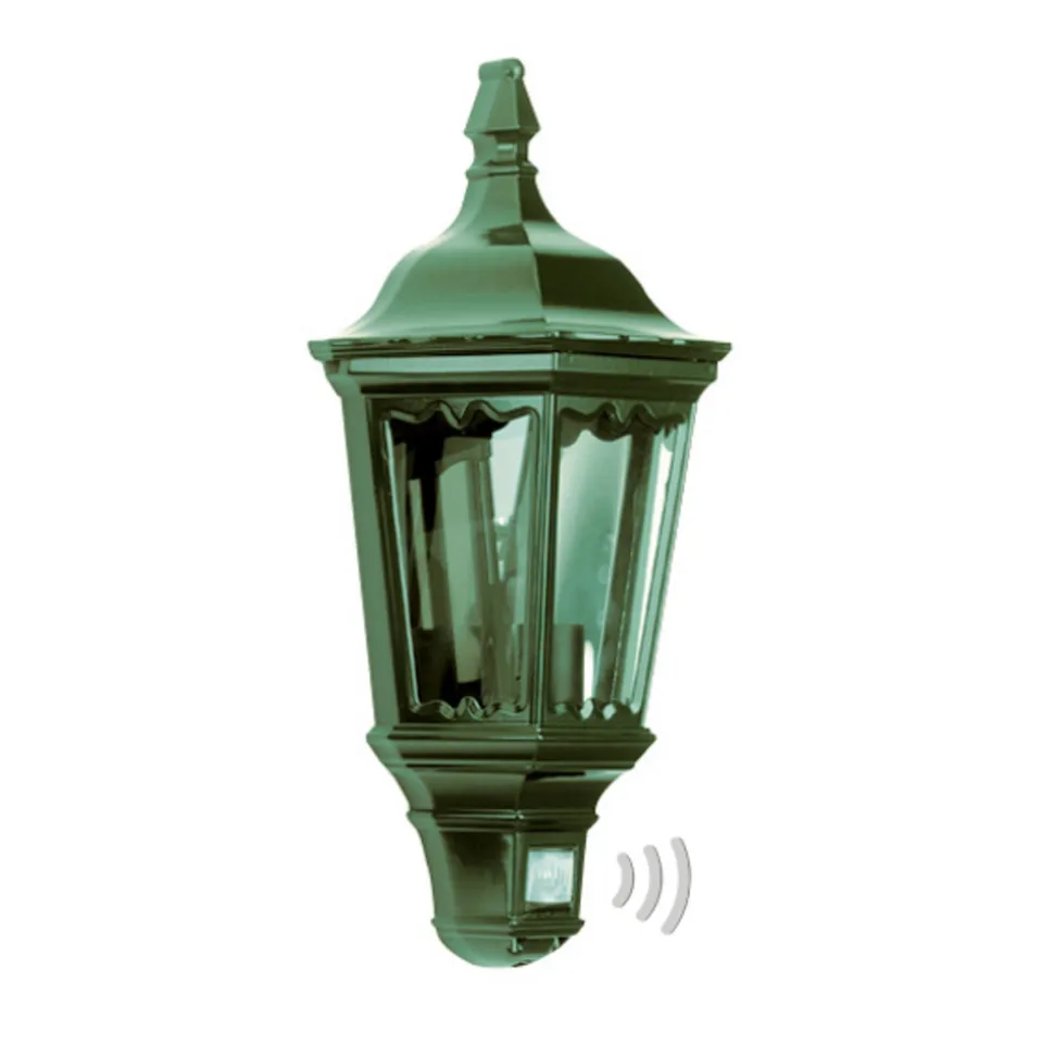Praktische buitenwandlamp Ancona, groen