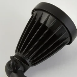 Prikspot Spikey, zwart, metaal, 25 cm, IP54