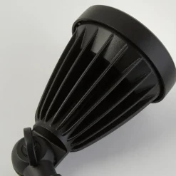 Prikspot Spikey, zwart, metaal, 25 cm, IP54