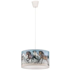 Print hanglamp Horses