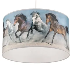 Print hanglamp Horses