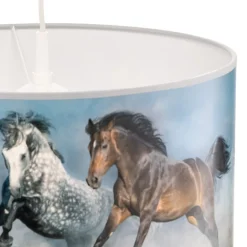Print hanglamp Horses