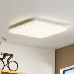 Prios Artin LED plafondlamp, hoekig, 33 cm