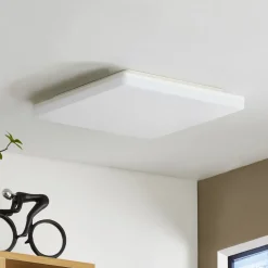 Prios Artin LED plafondlamp, hoekig, 33 cm