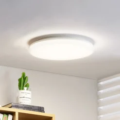 Prios Artin LED plafondlamp, sensor, rond, 33 cm