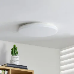 Prios Artin LED plafondlamp, sensor, rond, 33 cm