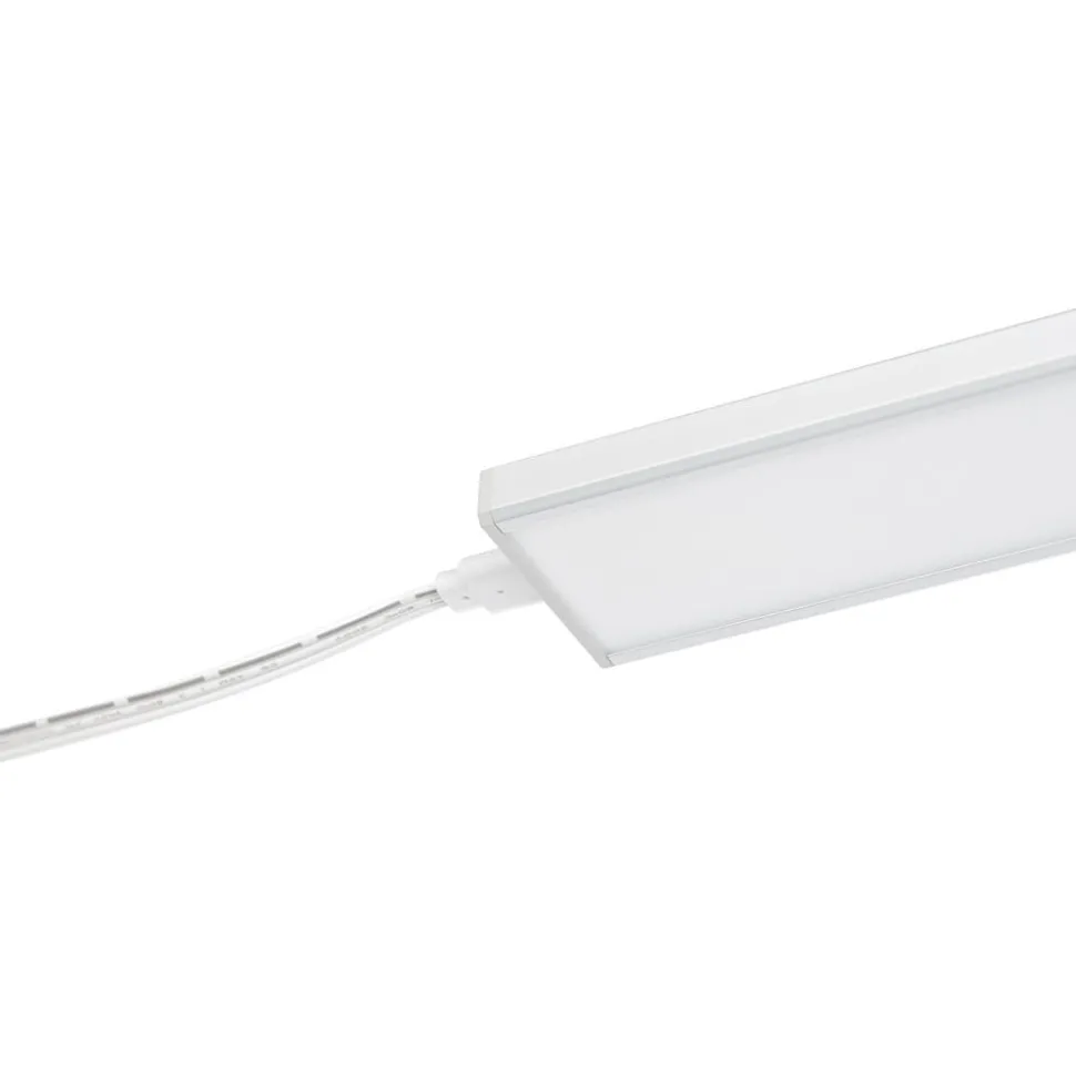 Prios Ashtonis LED meubelverlichting, hoekig, 40 cm