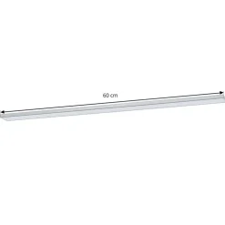 Prios Ashtonis LED meubelverlichting, hoekig, 60 cm