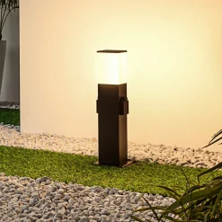 Prios Ayanis sokkellamp met 2 stopcontacten