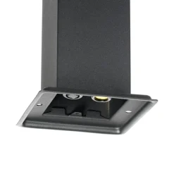 Prios Ayanis sokkellamp met 4 stopcontacten