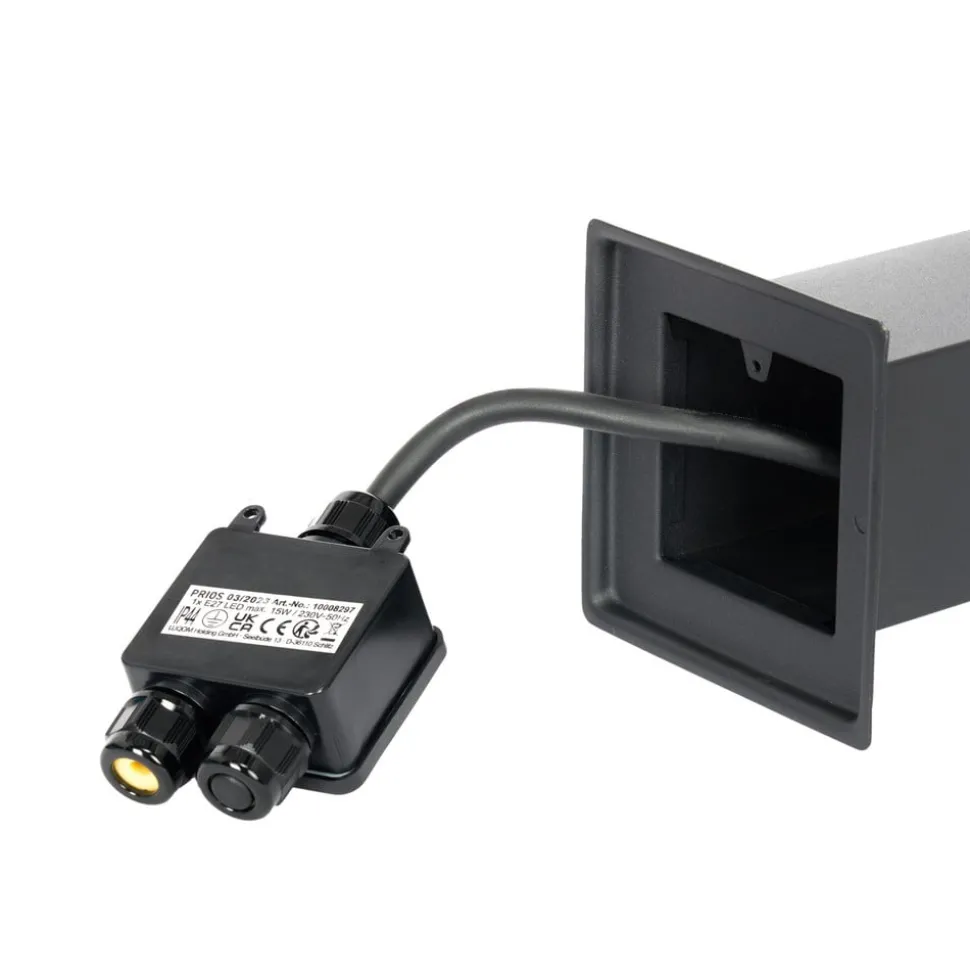 Prios Ayanis sokkellamp met 4 stopcontacten