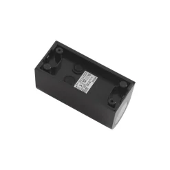 Prios buitenwandlamp Irfan rond zwart 15,5 cm