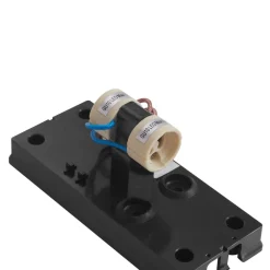 Prios buitenwandlamp Irfan hoekig zwart 15,5 cm