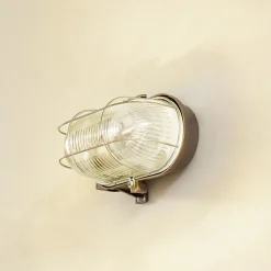 Prios buitenwandlamp Kirgo, grijs, kunststof, IP44