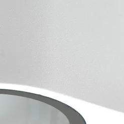 Prios buitenwandlamp Tetje, wit, rond, 10 cm