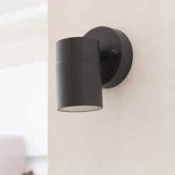 Prios buitenwandlamp Tulimar, 1-lamp, antraciet, metaal