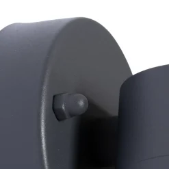 Prios buitenwandlamp Tulimar, 1-lamp, antraciet, metaal