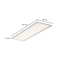 Prios Dinvoris LED paneel, CCT, 120 cm x 30 cm