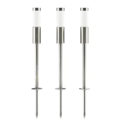 Prios Edinai LED buitenspot met spies, 3per set