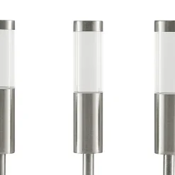 Prios Edinai LED buitenspot met spies, 3per set