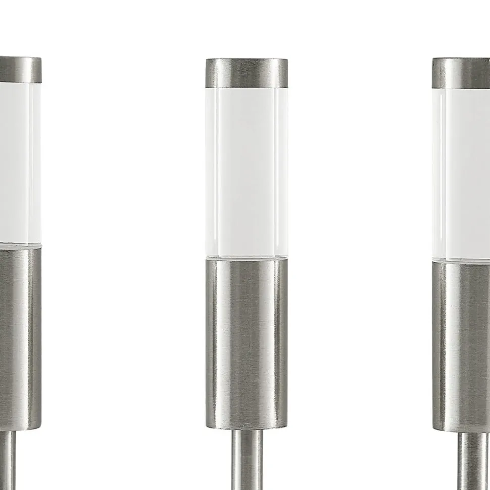 Prios Edinai LED buitenspot met spies, 3per set