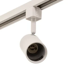 Prios 1-fase railsysteem Jorell, wit, 5-lamps, GU10