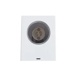 Prios Irfan buitenwandlamp hoekig wit 10 cm