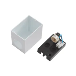 Prios Irfan buitenwandlamp hoekig wit 10 cm