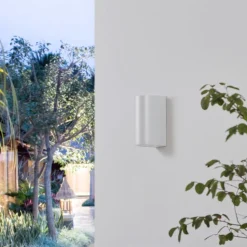 Prios Irfan buitenwandlamp rond wit 15,5 cm