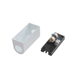 Prios Irfan buitenwandlamp rond wit 15,5 cm