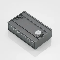 Prios Itarion LED buitenwandlamp, heldere kap