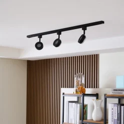 Prios Jardani railsystem 3-lamps zwart