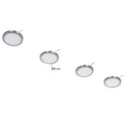 Prios Jopos LED meubelverlichting in 4 per set