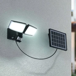 Prios Kalvito LED wandspot solar sensor 2-lamps