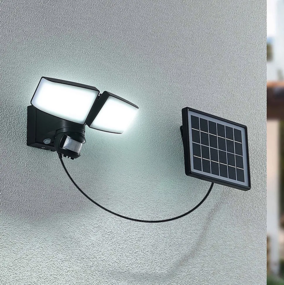 Prios Kalvito LED wandspot solar sensor 2-lamps