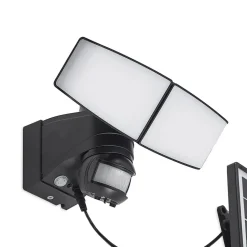 Prios Kalvito LED wandspot solar sensor 2-lamps