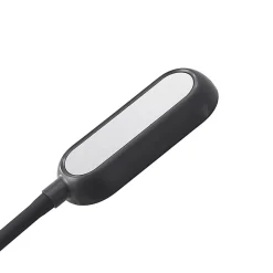 Prios klemlamp Najari, zwart, oplaadbare batterij, USB, 51 cm