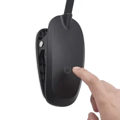 Prios klemlamp Najari, zwart, oplaadbare batterij, USB, 51 cm