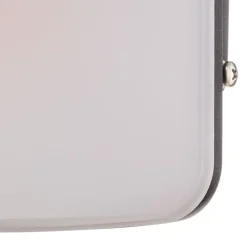 Prios LED buiten wandlamp Kaison, antraciet, 14 cm