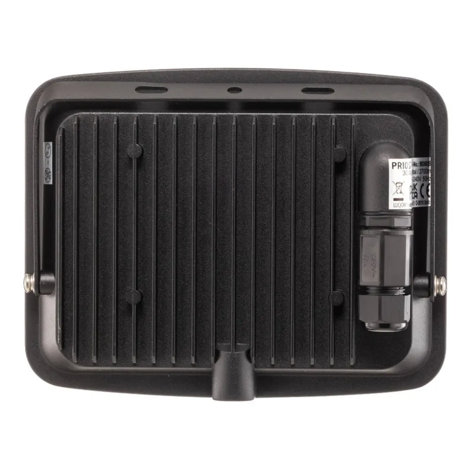 Prios LED buiten wandlamp Kaison, antraciet, 14 cm