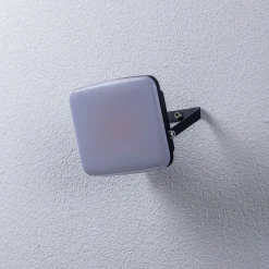 Prios LED buiten wandlamp Kaison, antraciet, 10 cm