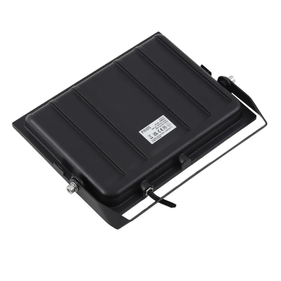 Prios LED buitenspot Maikel, 150W, 12000lm, metaal