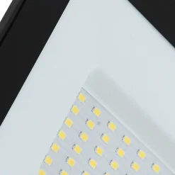 Prios LED buitenspot Maikel, 50W, 4000lm, metaal, sensor