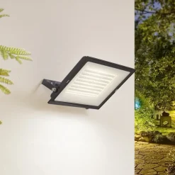 Prios LED buitenspot Maikel, 200W, 16000lm, metaal