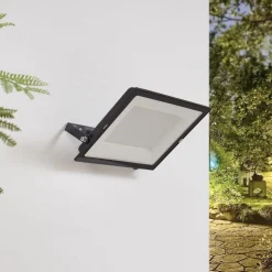 Prios LED buitenspot Maikel, 200W, 16000lm, metaal