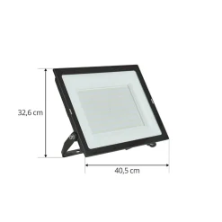 Prios LED buitenspot Maikel, 200W, 16000lm, metaal