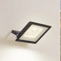 Prios LED buitenspot Maikel, 100W, 8000lm, metaal