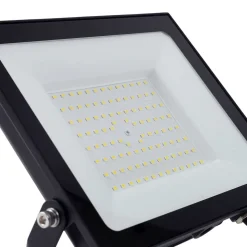 Prios LED buitenspot Maikel, 100W, 8000lm, metaal