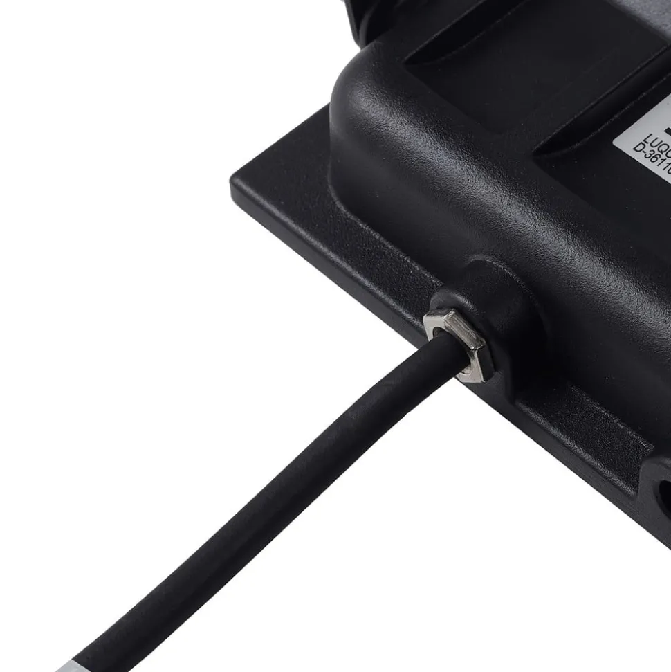 Prios LED buitenspot Maikel, 100W, 8000lm, metaal